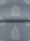  4169-83127 Frond Denim Leaf Wallpaper