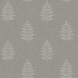  4169-83128 Frond Charcoal Leaf Wallpaper