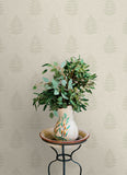4169-83129 Frond Beige Leaf Wallpaper