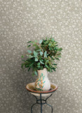  4169-83131 Poppy Trail Grey Floral Wallpaper