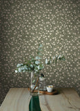 4169-83132 Poppy Trail Green Floral Wallpaper