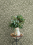 4169-83132 Poppy Trail Green Floral Wallpaper
