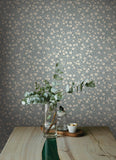 4169-83134 Poppy Trail Light Blue Floral Wallpaper