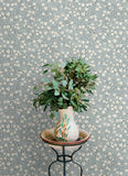 4169-83134 Poppy Trail Light Blue Floral Wallpaper