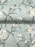 4169-83139 Tea Olive Blue Finch Frolic Wallpaper