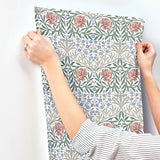 4171-82044 Oxford Union Pink Floral Vines Wallpaper