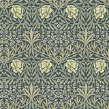 4171-82047 Oxford Union Sea Green Floral Vines Wallpaper