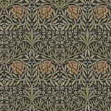4171-82048 Oxford Union Black Floral Vines Wallpaper