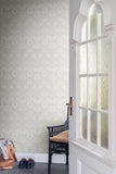 4171-82056 Myrtle Dove Floral Ogee Wallpaper
