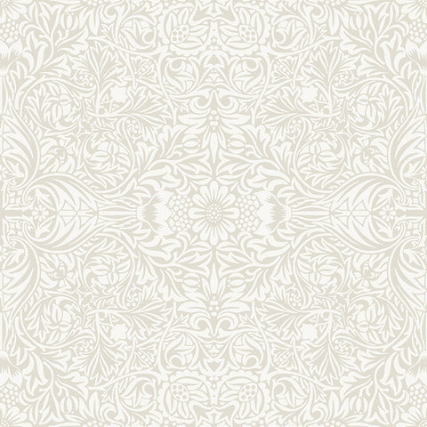 4171-82069 Ceiling Dove Intricate Floral Wallpaper