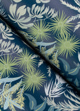 4172-27482 Everglades Teal Botanical Wallpaper