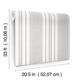 4172-27486 Navarres Stripe Charcoal Faux Linen Wallpaper