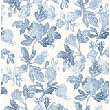 4172-27492 Beach Rose Blue Floral Fruits Wallpaper