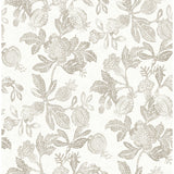  4172-27493 Beach Rose Neutral Floral Fruits Wallpaper