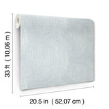 4172-27506 Folly Light Blue Zen Swirls Wallpaper