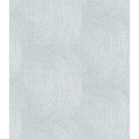 4172-27506 Folly Light Blue Zen Swirls Wallpaper