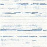4172-27516 Destin Blue Stripe Wallpaper