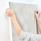 4172-27521 Largo Grey Striated Wallpaper