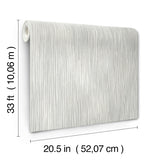 4172-27521 Largo Grey Striated Wallpaper
