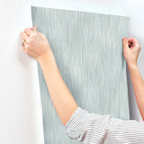 4172-27522 Largo Turquoise Striated Wallpaper