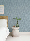4172-27523 Largo Sky Blue Striated Wallpaper