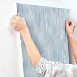 4172-27523 Largo Sky Blue Striated Wallpaper