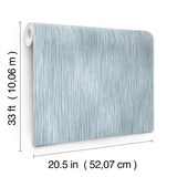 4172-27523 Largo Sky Blue Striated Wallpaper