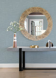 4172-27527 Malin Denim Faux Grasscloth Wallpaper