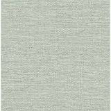 4172-27530 Malin Seafoam Faux Grasscloth Wallpaper