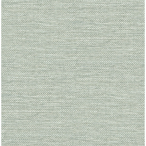 4172-27530 Malin Seafoam Faux Grasscloth Wallpaper