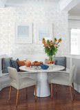  4172-82001 Tortuga Dove Coral Weave Wallpaper