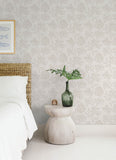 4172-82001 Tortuga Dove Coral Weave Wallpaper