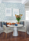 4172-82003 Tortuga Sky Blue Coral Weave Wallpaper