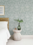 4172-82004 Biscayne Turquoise Flamingo Beach Wallpaper