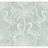 4172-82004 Biscayne Turquoise Flamingo Beach Wallpaper