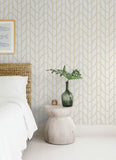 4172-82008 Salvo Gold Curved Contours Wallpaper
