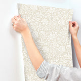  4173-27625 Hague Beige Floral Trail Wallpaper