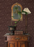 4173-27627 Hague Burgundy Floral Trail Wallpaper