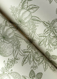  4173-27636 Gerty Green Fruit Toile Wallpaper