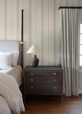  4173-27663 Ames Red Linen Stripe Wallpaper