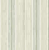 4173-27664 Ames Seafoam Linen Stripe Wallpaper