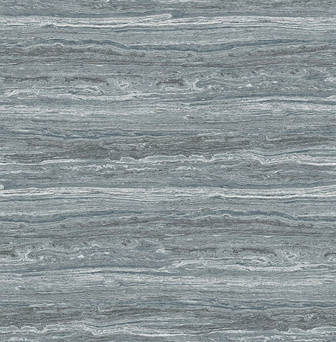 4173-27667 Lyman Blue Striated Wallpaper