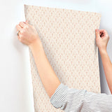  4173-27670 Tillie Blush Diamond Floral Wallpaper