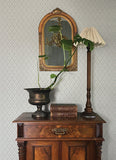 4173-27671 Tillie Blue Diamond Floral Wallpaper