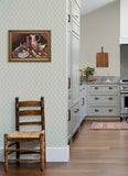 4173-27674 Tillie Sage Diamond Floral Wallpaper