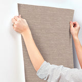 4173-27675 Roderick Mauve Textured Wallpaper