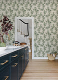 4173-82104 Sainsbury Sage Forest Wallpaper