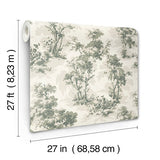 4173-82104 Sainsbury Sage Forest Wallpaper
