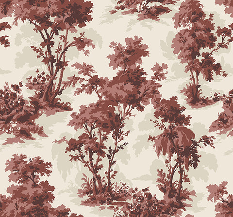  4173-82106 Sainsbury Ruby Forest Wallpaper