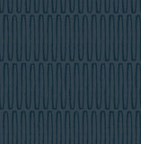  4197-26502 Lars Navy Retro Wave Wallpaper